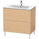 Duravit Waschtischunterbau L-CUBE 820x481x704mm eiche natur