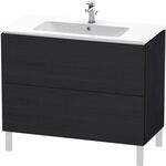 Duravit Waschtischunterbau L-CUBE 1020x481x704mm eiche schwarz