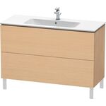 Duravit Waschtischunterbau L-CUBE 1220x481x704mm eiche natur
