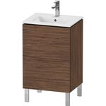 Duravit WTU Compact L-CUBE 704x520x421mm, 2 Auszüge nussbaum dunkel