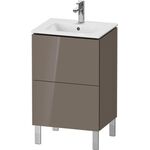 Duravit WTU Compact L-CUBE 704x520x421mm 2 Au fla grey hochglanz