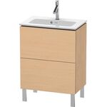Duravit WTU Compact L-CUBE 704x620x391mm eiche natur