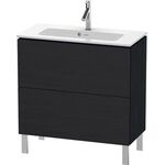 Duravit WTU Compact L-CUBE 704x820x391mm eiche schwarz