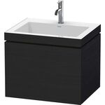 Duravit Waschtischunterbau L-CUBE m WT Vero Air 500x600x480mm 1 HL Ei sw