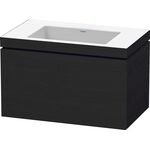 Duravit Waschtischunterbau L-CUBE m WT Vero Air 500x800x480mm o HL Ei sw