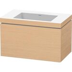 Duravit Waschtischunterbau L-CUBE m WT Vero Air 500x800x480mm o HL Ei na