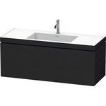 Duravit Waschtischunterbau L-CUBE m WT Vero Air 500x1200x480mm 1 HL Ei sw