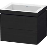 Duravit Waschtischunterbau L-CUBE m WT Vero Air 500x600x480mm o HL Ei sw