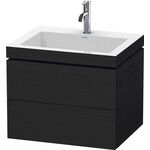 Duravit Waschtischunterbau L-CUBE m WT Vero Air 500x600x480mm 1 HL Ei sw