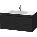 Duravit Waschtischunterbau L-CUBE m WT Vero Air 500x1000x480mm 1 HL Ei sw