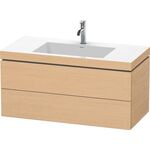 Duravit Waschtischunterbau L-CUBE m WT Vero Air 500x1000x480mm 1 HL Ei na