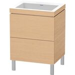 Duravit Waschtischunterbau L-CUBE m WT Vero Air 698x600x480mm o HL Ei na