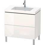 Duravit Waschtischunterbau L-CUBE m WT Vero Air 698x800x480mm o HL Ei na