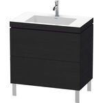 Duravit Waschtischunterbau L-CUBE m WT Vero Air 698x800x480mm 1 HL Ei sw