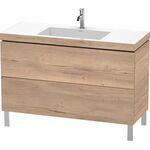 Duravit Waschtischunterbau L-CUBE m WT Vero Air 698x1200x480mm o HL Ei na