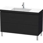 Duravit Waschtischunterbau L-CUBE m WT Vero Air 698x1200x480mm 1 HL Ei sw