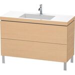 Duravit Waschtischunterbau L-CUBE m WT Vero Air 698x1200x480mm 1 HL Ei na
