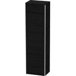 Duravit Hochschrank XSQUARE 1760x500x356mm Türansch re eiche schwarz