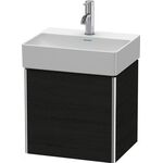 Duravit Waschtischunterbau XSQUARE 397x434x340mm Türansch li eiche schwarz