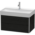 Duravit Waschtischunterbau XSQUARE 397x784x460mm eiche schwarz
