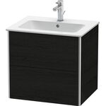 Duravit Waschtischunterbau XSQUARE 560x610x478mm eiche schwarz