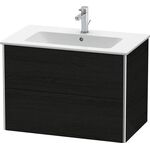 Duravit Waschtischunterbau XSQUARE 560x810x478mm eiche schwarz