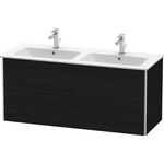 Duravit Waschtischunterbau XSQUARE 560x1280x478mm eiche schwarz
