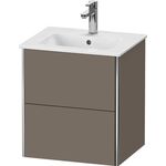 Duravit WTU COMPACT XSQUARE 560x510x418mm flannel grey seidenmatt
