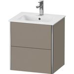 Duravit WTU COMPACT XSQUARE 560x510x418mm steingrau seidenmatt