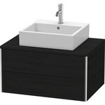 Duravit Waschtischunterbau XSQUARE 400x800x548mm eiche schwarz