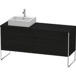Duravit Waschtischunterbau XSQUARE 778x1600x548mm Be links eiche schwarz