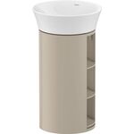 Duravit Waschtischunterbau WHITE TULIP 350x410mm taupe seidenmatt