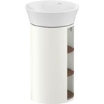 Duravit Waschtischunterbau WHITE TULIP 350x410mm amerik nussbaum/weiß sdm