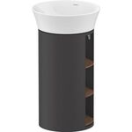 Duravit Waschtischunterbau WHITE TULIP 350x410mm amerik nussbaum/graphit sdm