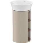 Duravit Waschtischunterbau WHITE TULIP 350x410mm amerik nussbaum/taupe sdm