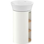 Duravit Waschtischunterbau WHITE TULIP 350x410mm eiche natur/weiß seidenmatt