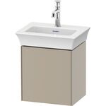 Duravit Waschtischunterbau WHITE TULIP 384x298mm ta seidenmatt Anschlag rechts