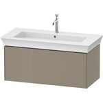 Duravit Waschtischunterbau WHITE TULIP 410x984x458mm steingrau hochglanz