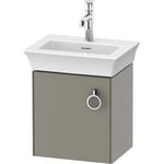 Duravit Waschtischunterbau WHITE TULIP 384x298mm Steingr sdm Anschlag links