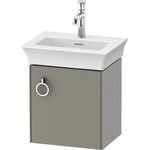 Duravit Waschtischunterbau WHITE TULIP 384x298mm Steingr sdm Anschlag rechts