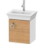 Duravit Waschtischunterbau WHITE TULIP 384x298mm Ei na mass / we hgl Ans rechts