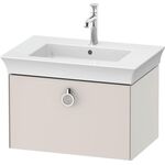 Duravit Waschtischunterbau WHITE TULIP 410x684x458mm nordic weiß seidenmatt