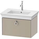 Duravit Waschtischunterbau WHITE TULIP 410x684x458mm taupe seidenmatt