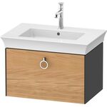 Duravit Waschtischunterbau WHITE TULIP 410x684x458mm Ei na mass /graphit hgl