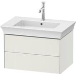 Duravit Waschtischunterbau WHITE TULIP 410x684x458mm weiß seidenmatt