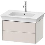 Duravit Waschtischunterbau WHITE TULIP 410x684x458mm nordic weiß seidenmatt