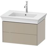 Duravit Waschtischunterbau WHITE TULIP 410x684x458mm taupe seidenmatt