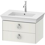 Duravit Waschtischunterbau WHITE TULIP 410x684x458mm weiß seidenmatt