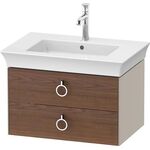 Duravit Waschtischunterbau WHITE TULIP 410x684x458mm Amerik. NB / ta seidenmatt