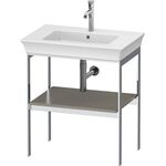 Duravit Metallkonsole WHITE TULIP 760x684x450mm steingrau seidenmatt